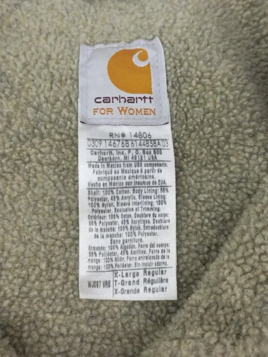 Carhartt Detroit Jacket Women’s XL Vintage Y2K Rose Salmon Pink WJ097 VRS - Picture 12 of 14